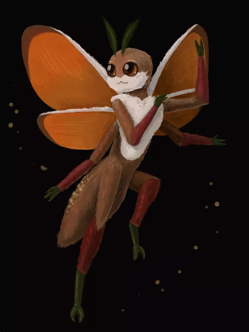 Drew this for u/furrik524. Their awesome fursona! by Mari-san-20