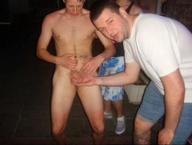 finally letting his friends hold them by jointandjerk