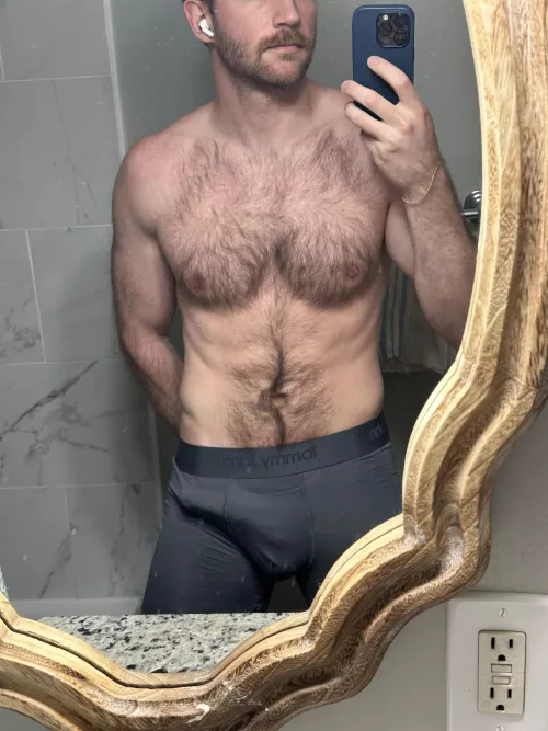 Follow the chest hair down for a happy ending  by Wonderful-Beat1340