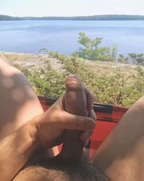 Hammock boner while camping  by XFurNForeskinX