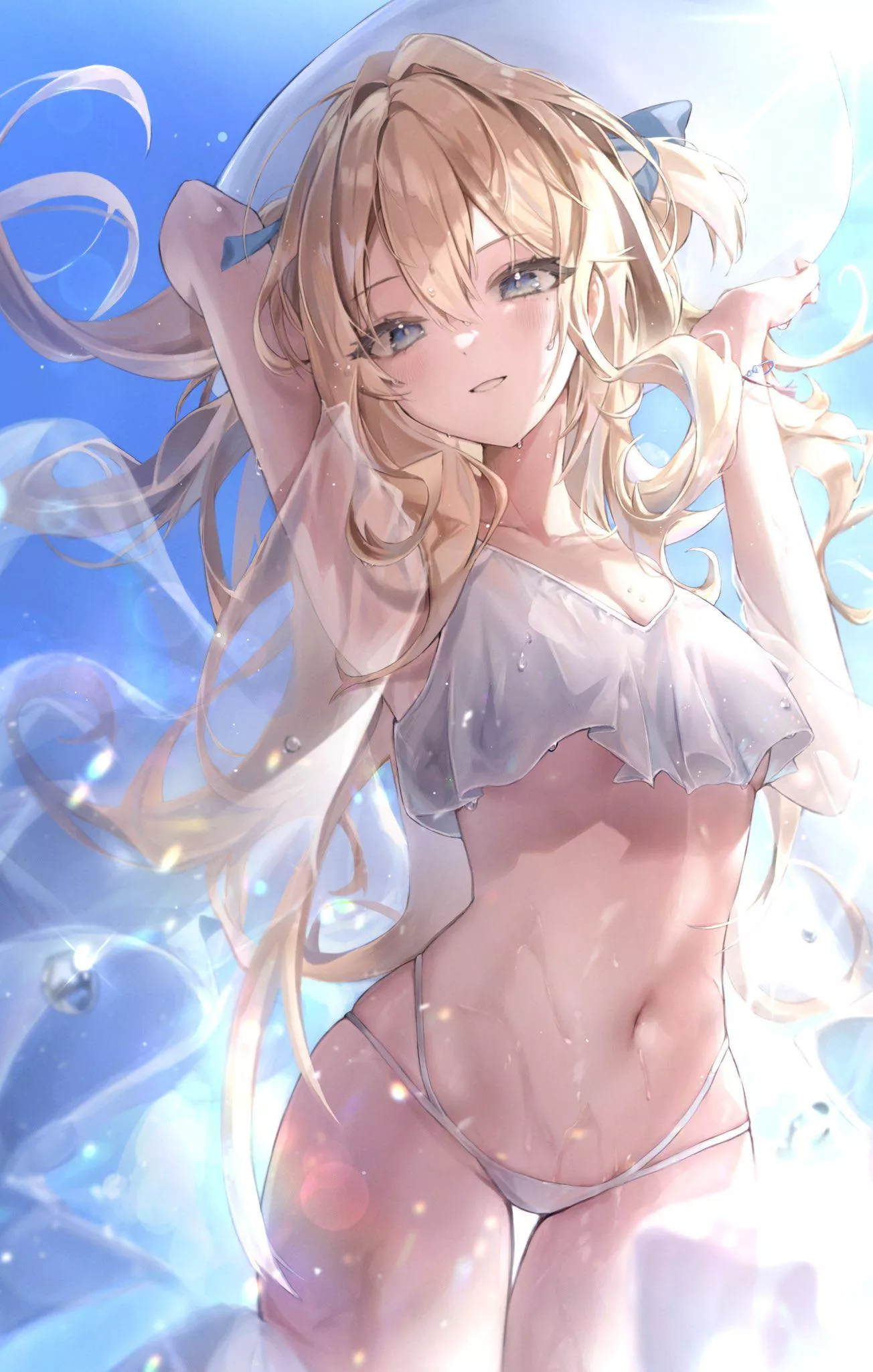 Hatted Blonde at the Beach [Original] posted by UndergroundChronicle