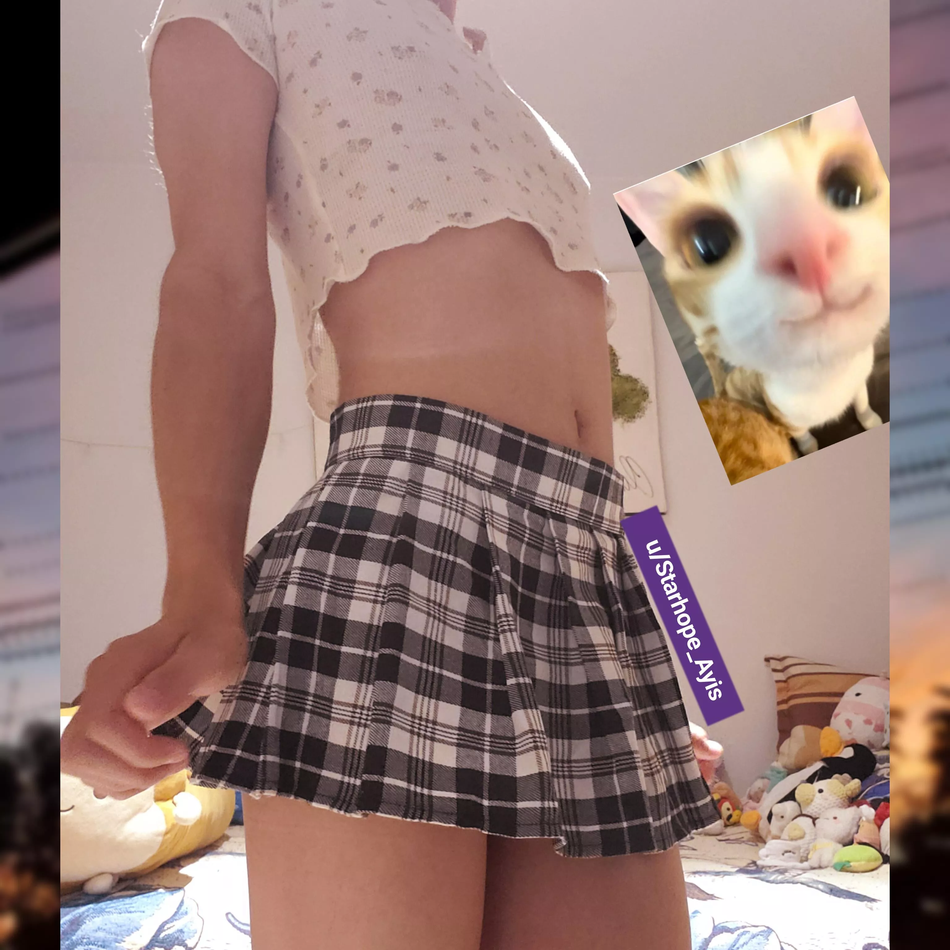 [I dunno, felt cute on my skirt today 💖] posted by Starhope_Ayis