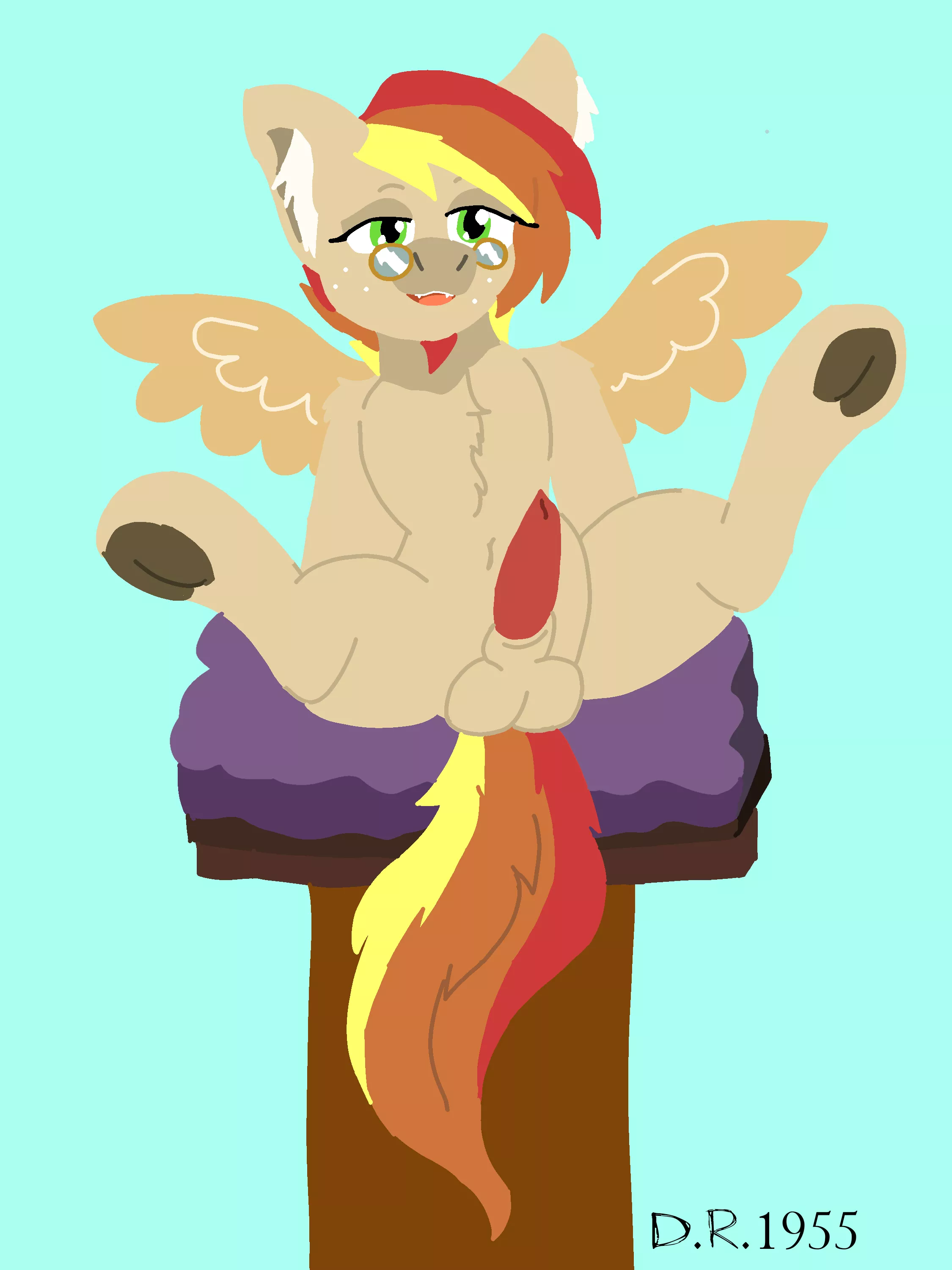 Mind helping him out? Art by me.  posted by Cynderthefatdragon