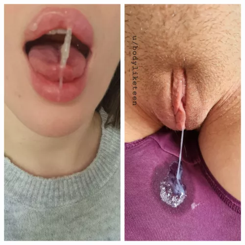 Should I swallow it or leave it for you? :p  by bodyliketeen