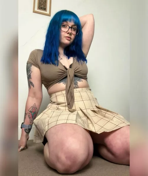 sitting on the floor as usual by AndieHart98