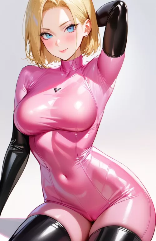 Tight Pink Bodysuit  by CheetahSperm18