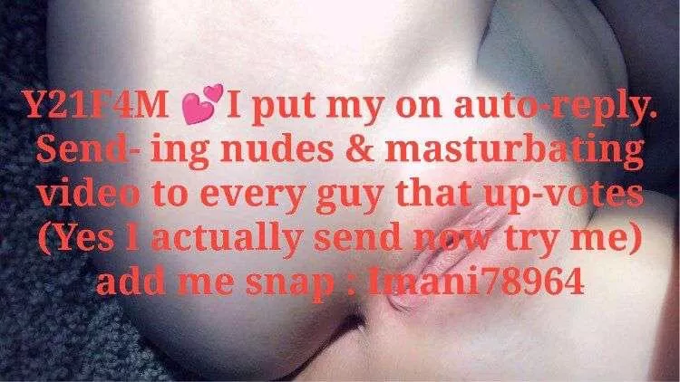 Wanna sext? posted by Double-Confusion3688