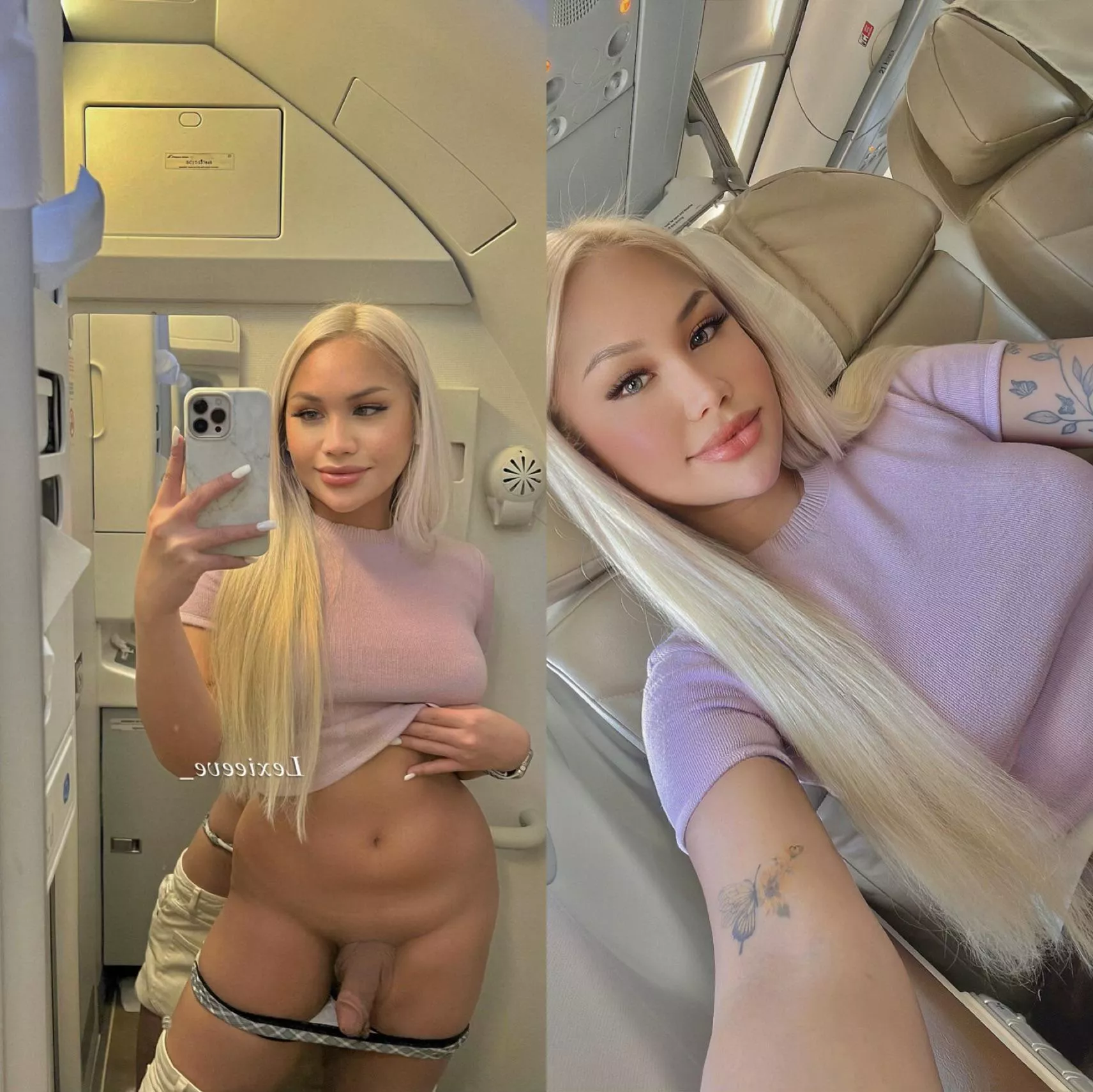 Would you suck me in the airplane toilet? 😜🍆 posted by itslexieNL