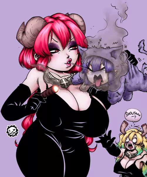 A less elegant and way meaner Ilulu (＞﹏＜) (LePsychoKat) by ThePsychoKat