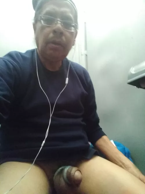 Horny exposing daddy perv in the park porta potty by Cultural-Ad-6551