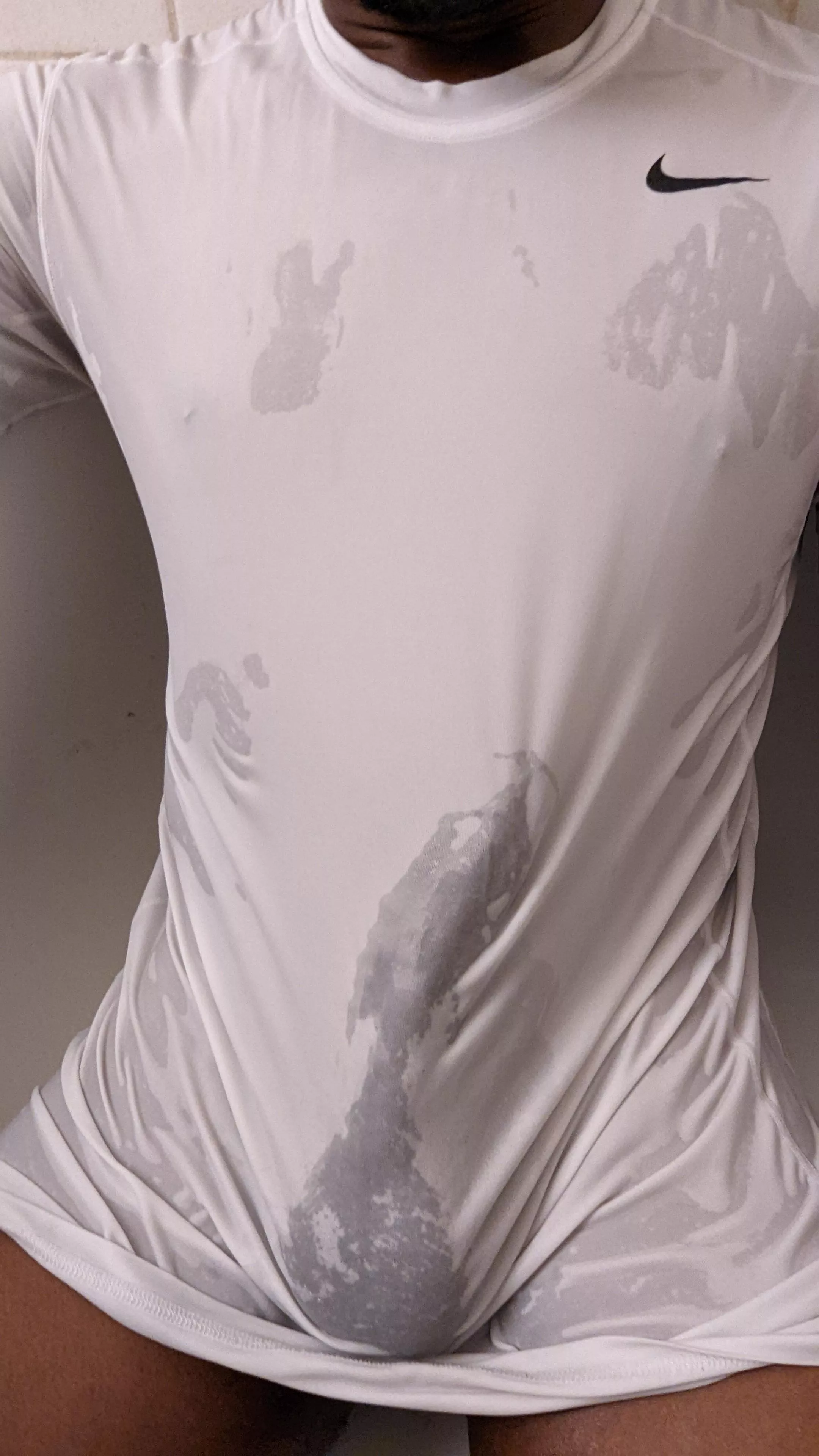 How would I do in a wet T-shirt contest?  posted by foureyednudist
