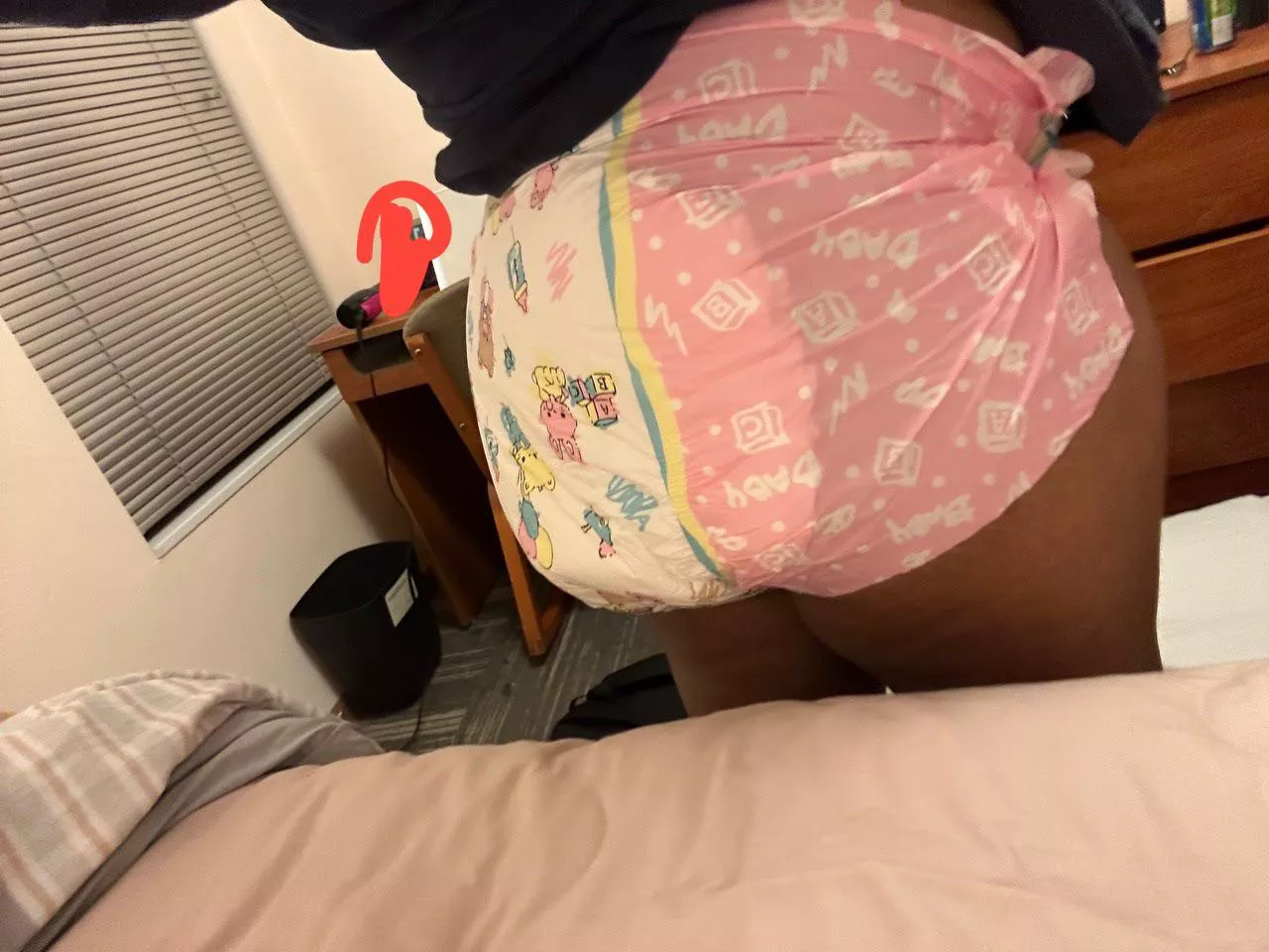 I love the way my butt looks in diapers  posted by DimensionAncient2121