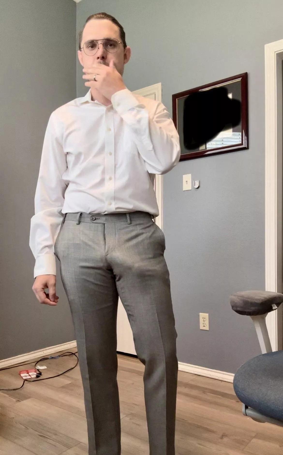 Just a few more minutes til I’m off work posted by bigcock_biggercum