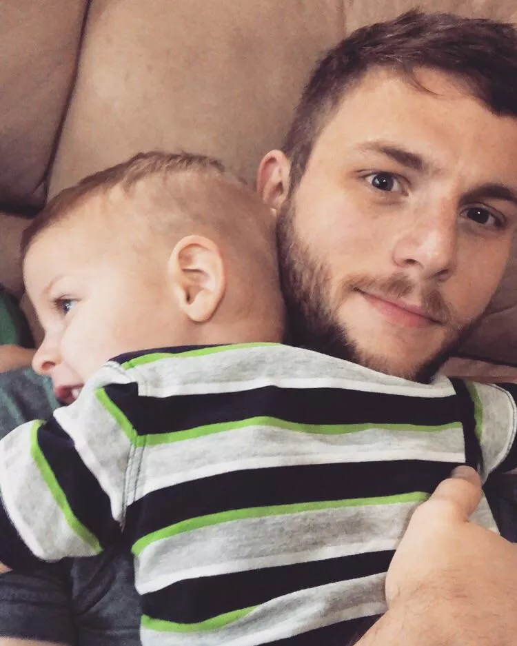 Me and my baby boy. Happy Fathers Day posted by gobbledygook_simple