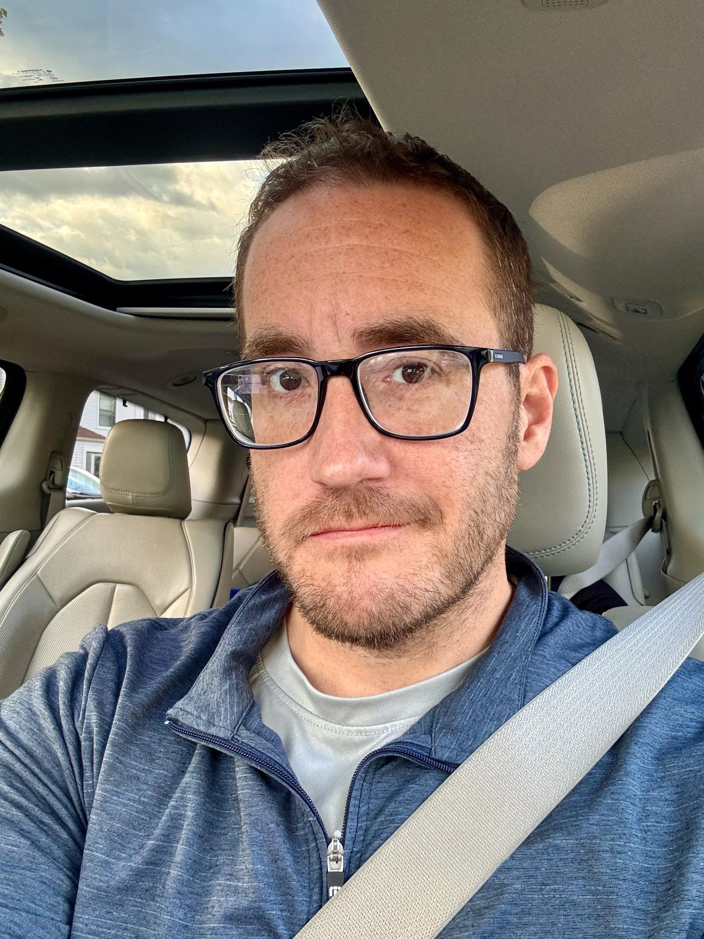 Morning bus stop waiting. posted by runningthefataway