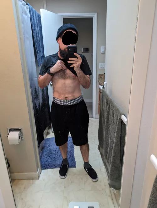 Nothing like boxers and basketball shorts after a nice shower! by JockReview_2