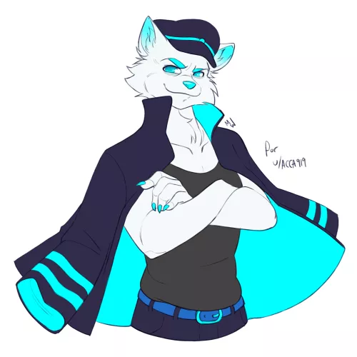 Number 90 in my 100 Furries series. (Art by me @MellowWingArt on X) Sona belongs to u/ACCA919 by MellowWingArt