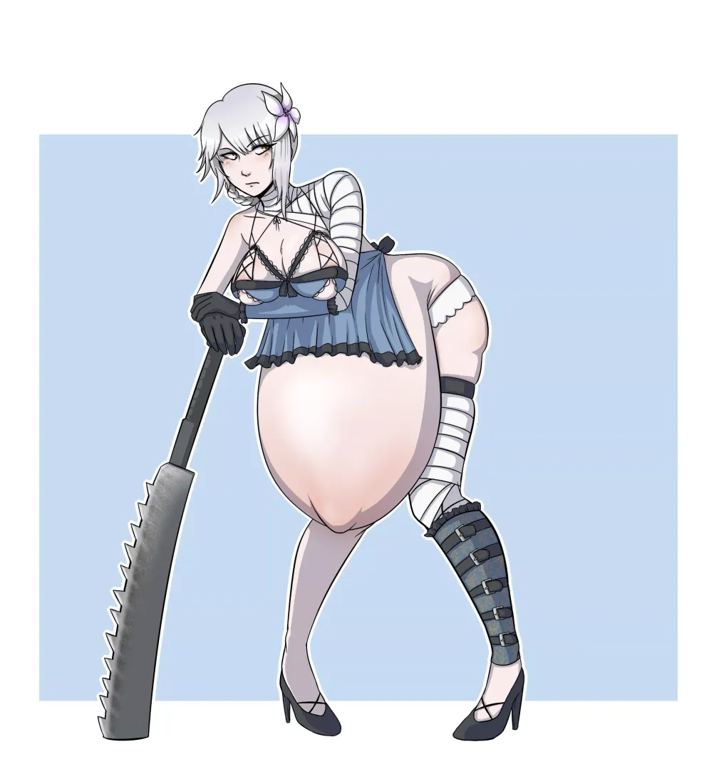 Pregnant Kaine (@mikazonn) posted by HeavyLancerthe8th