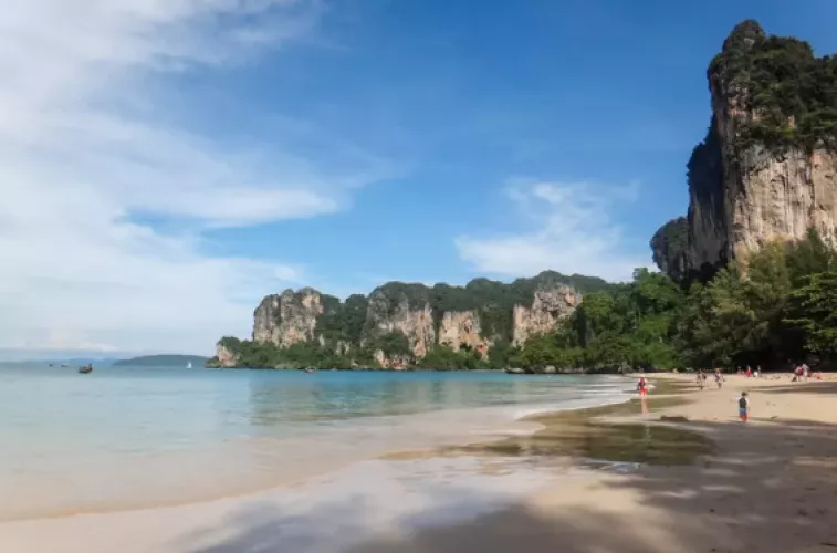 Railay Beach, Thailand by hannahforster11