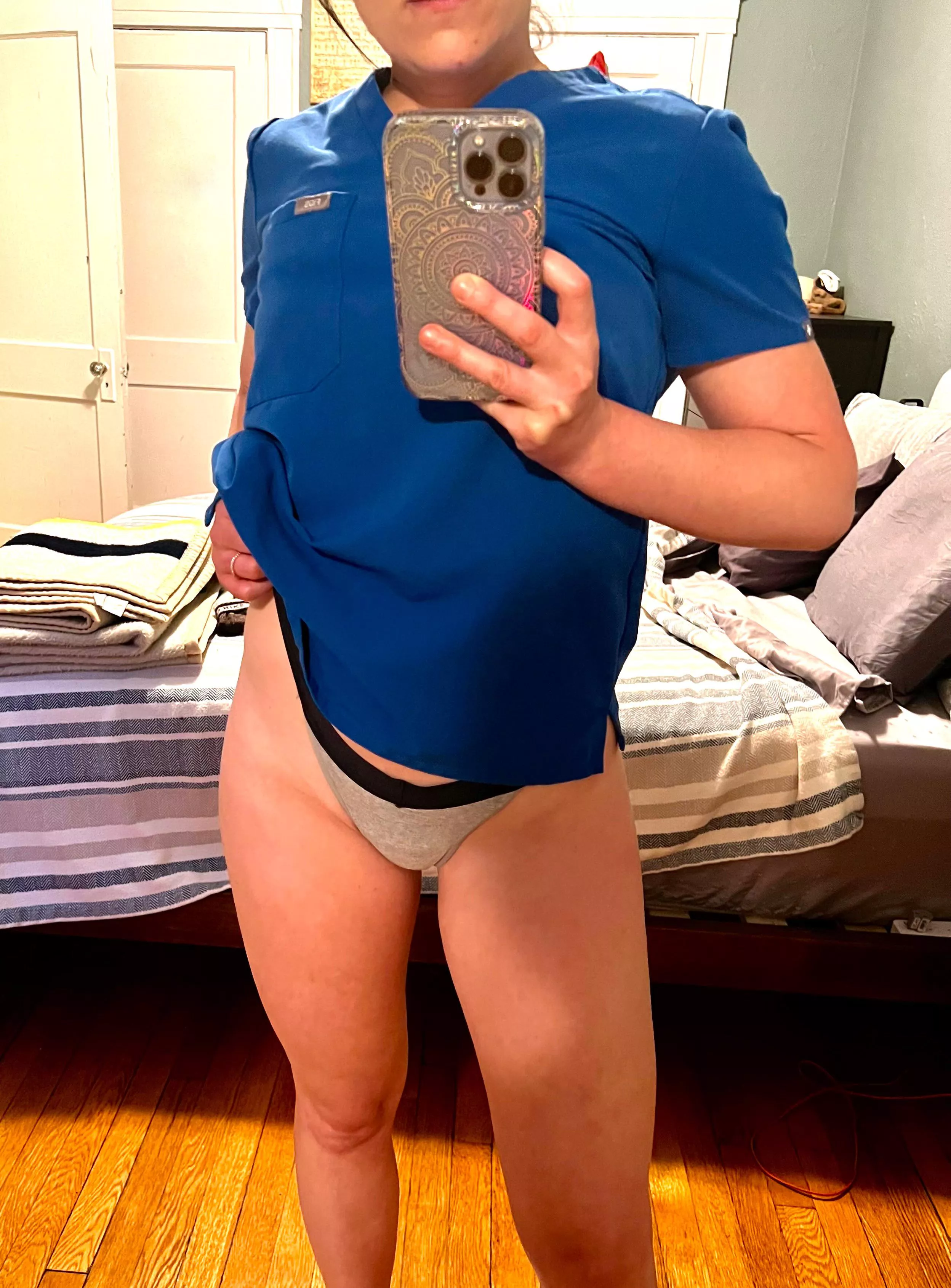 The panties I’m wearing under my scrubs today [f] posted by Mrs_Razzle_Dazzle