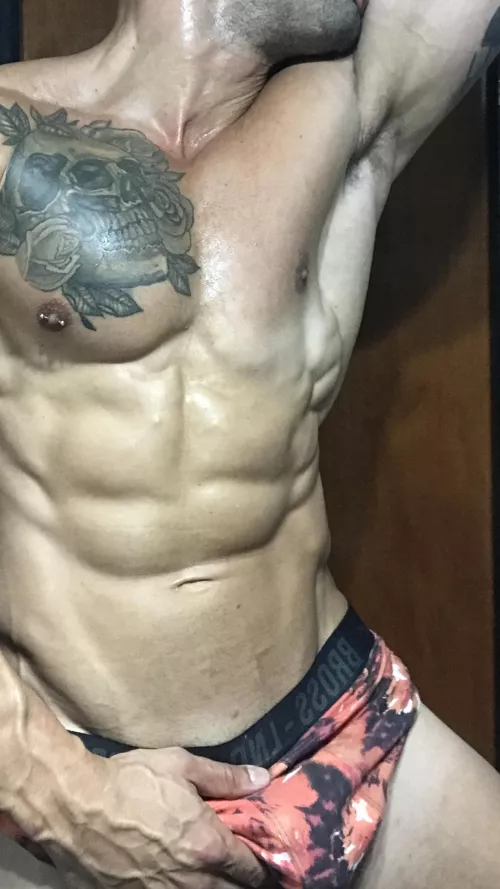 Wanna lick?  by TattooedMuscled