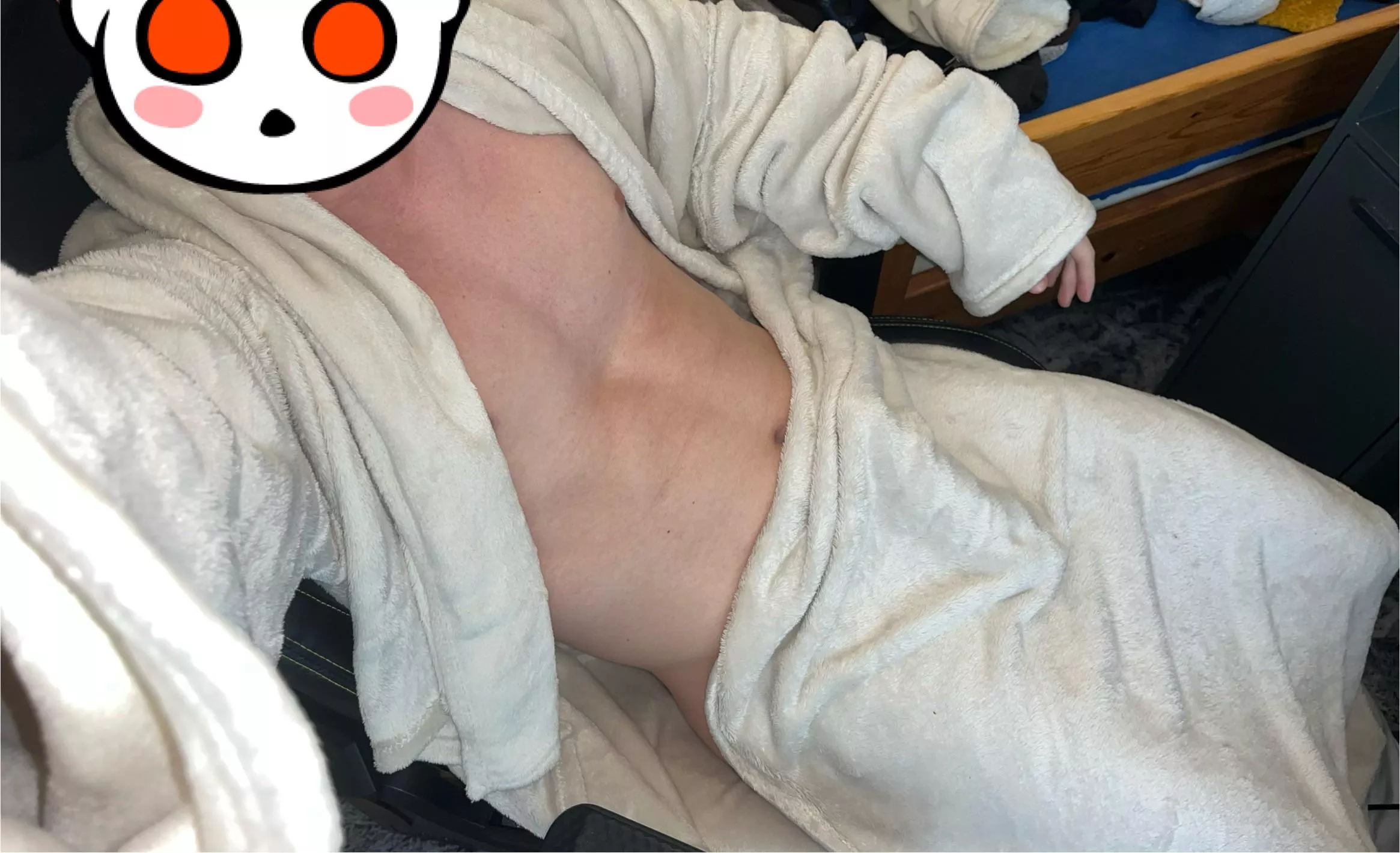Who’d like to take off this blanket? posted by Submis277