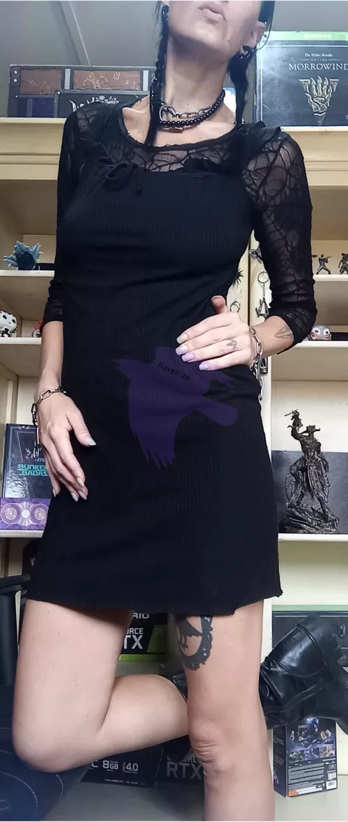 Working from home doesn't mean you don't have to be all dressed up...  by Raven_rsa