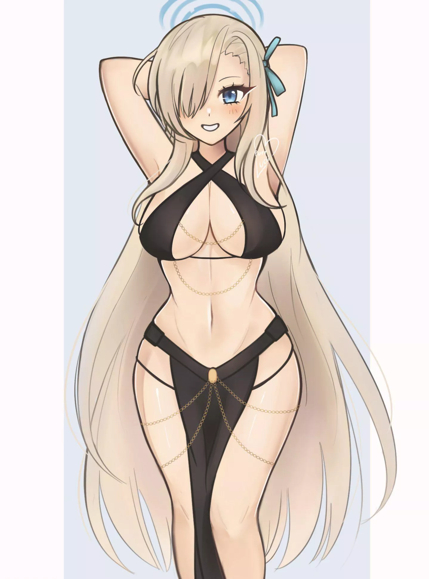 Asuna in a stunning dress posted by LafterMastr