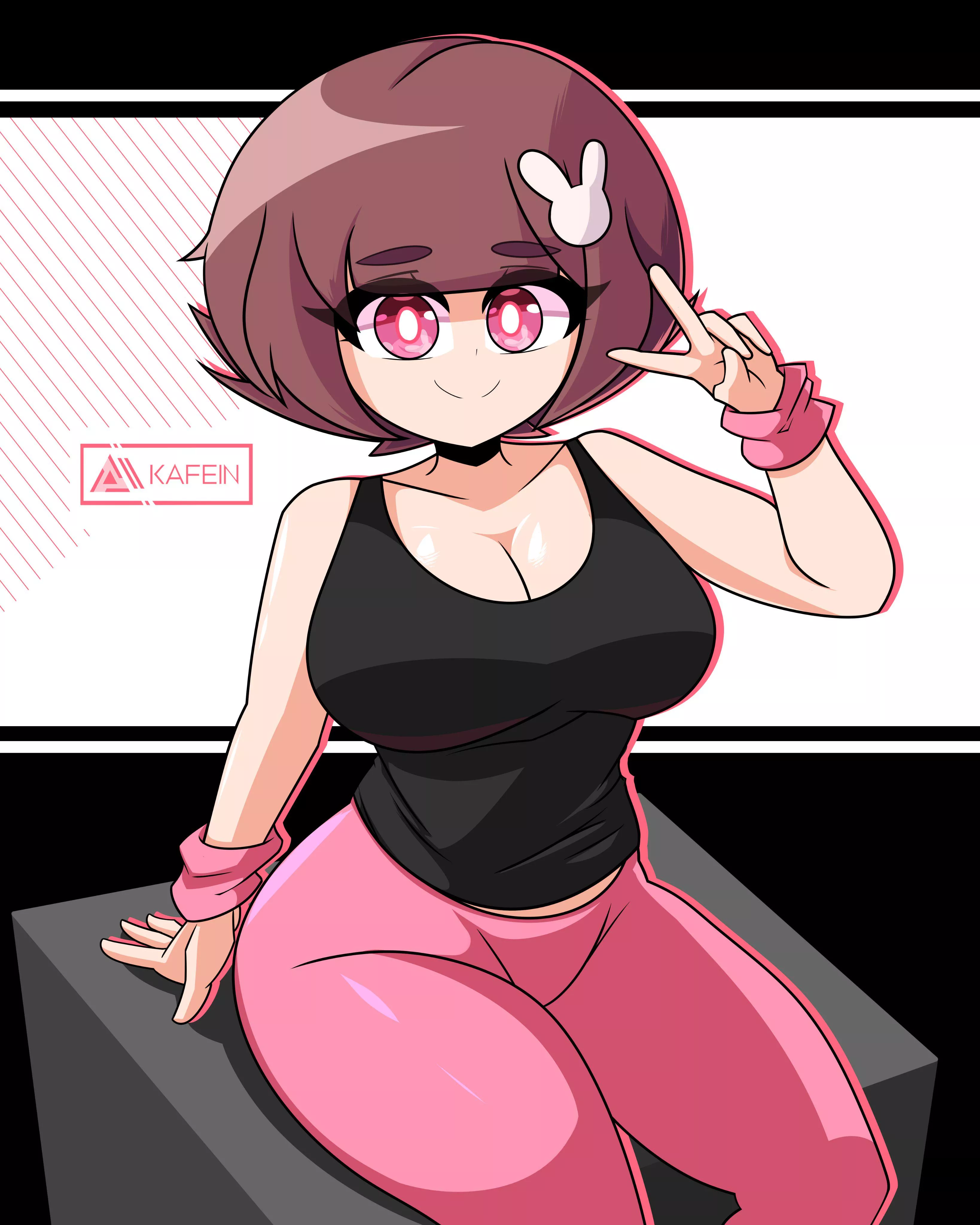 Ayo Moka after her workout posted by LafterMastr