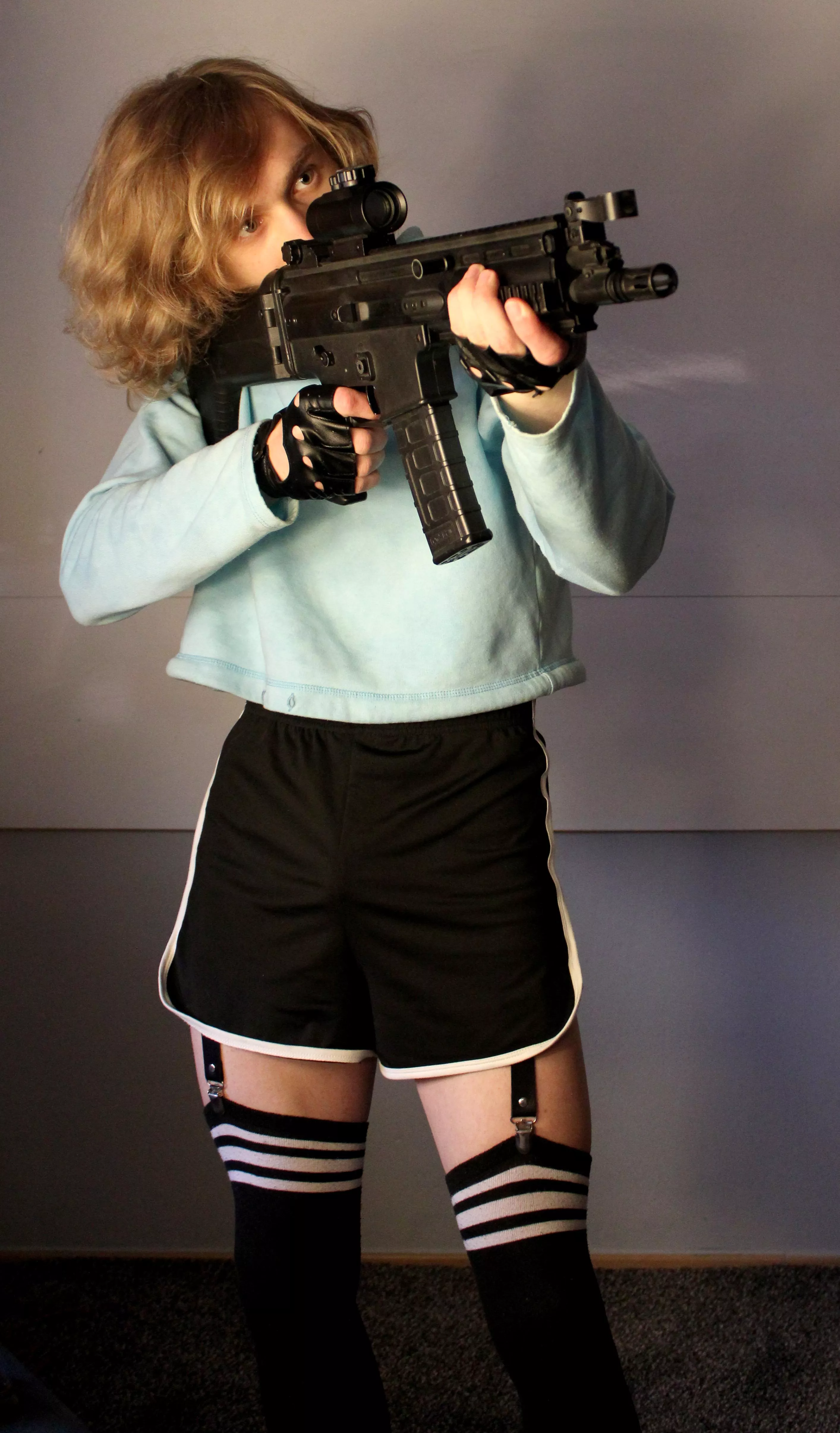 Do not move! I'll shoot!!! posted by NormalFemboyAccount