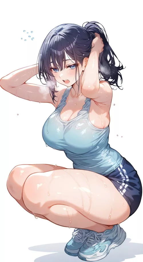 Drenched from a Marathon  by CheetahSperm18