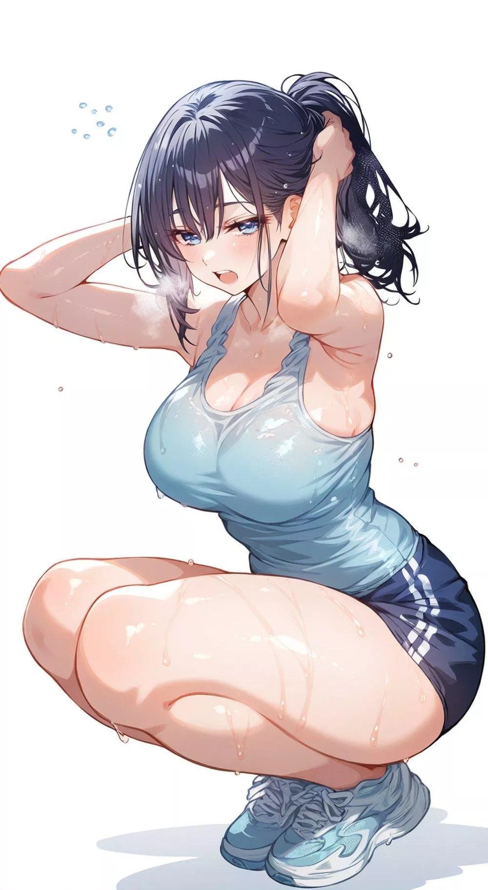 Drenched from a Marathon  posted by CheetahSperm18