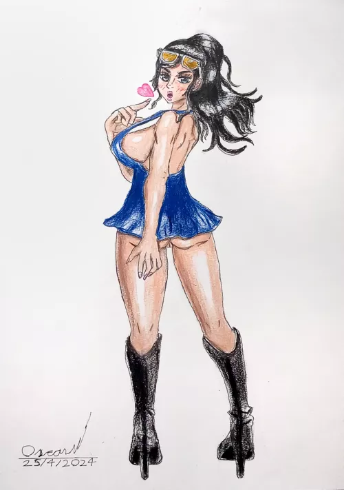 Dressrosa Robin drawn by me. by Zomboider1987