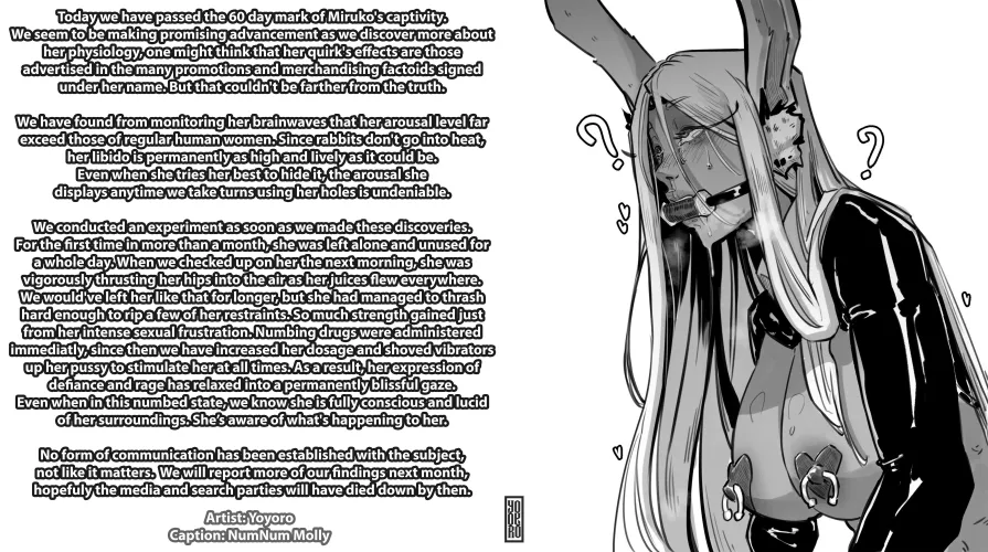 From Hero to Zero [Part 2][MHA][Mirko][Bondage][Noncon][Kidnapping][Drugs][Numbing][Heat][Artist: Yoyoro] by Sombraros