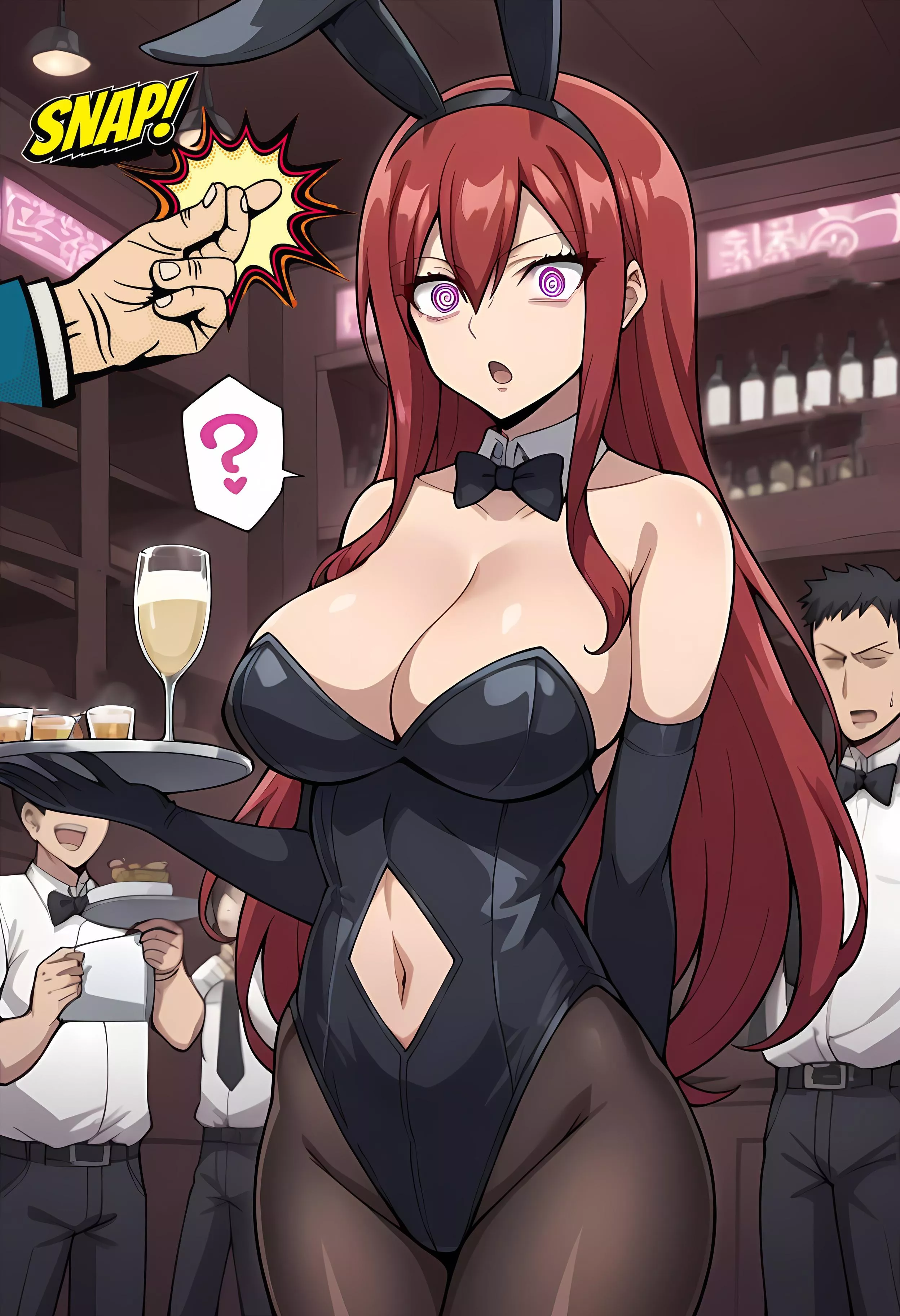 Hypnotized Bunny Erza Scarlet  posted by CheetahSperm18