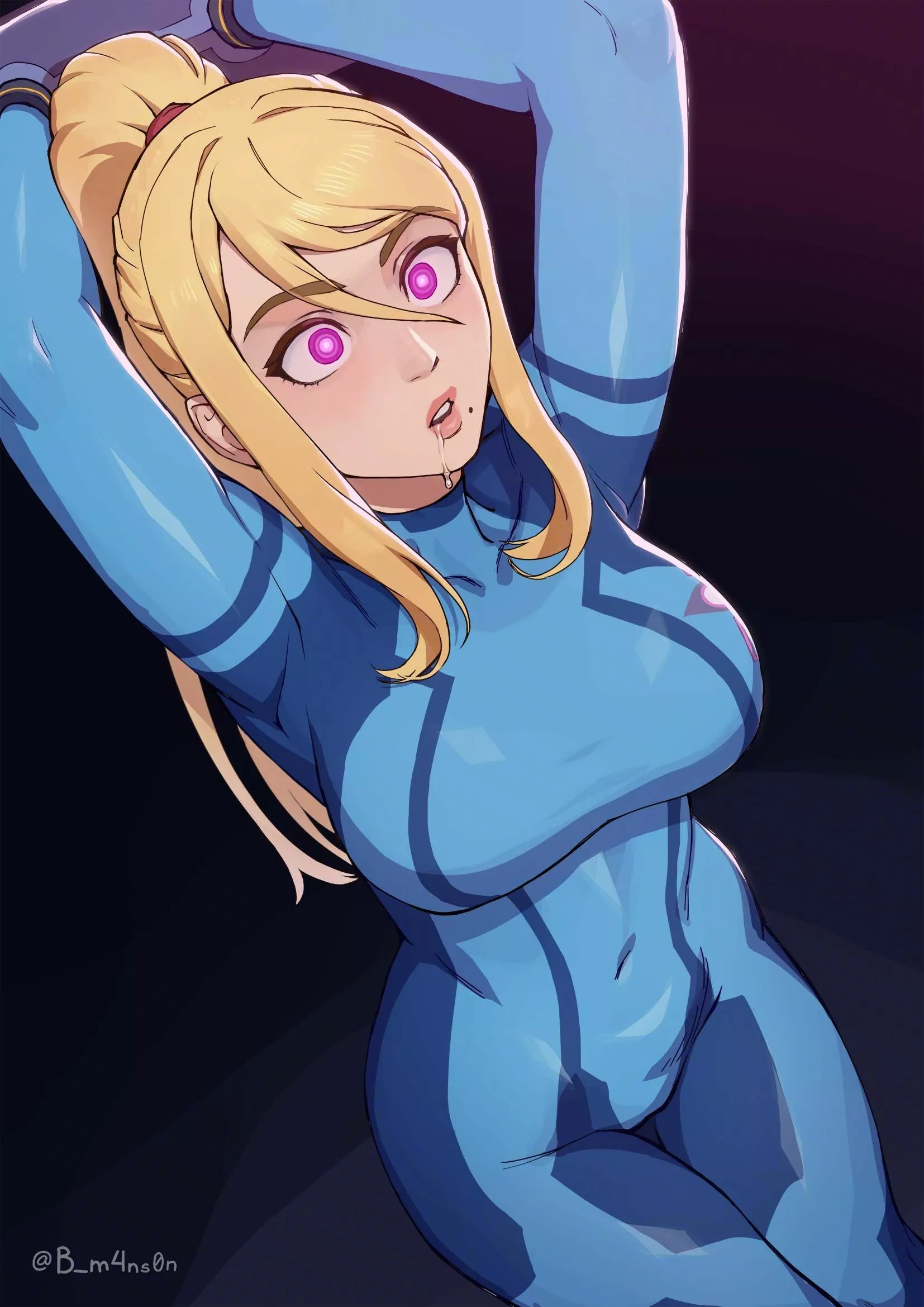 Hypnotized Samus [Metroid] posted by CheetahSperm18