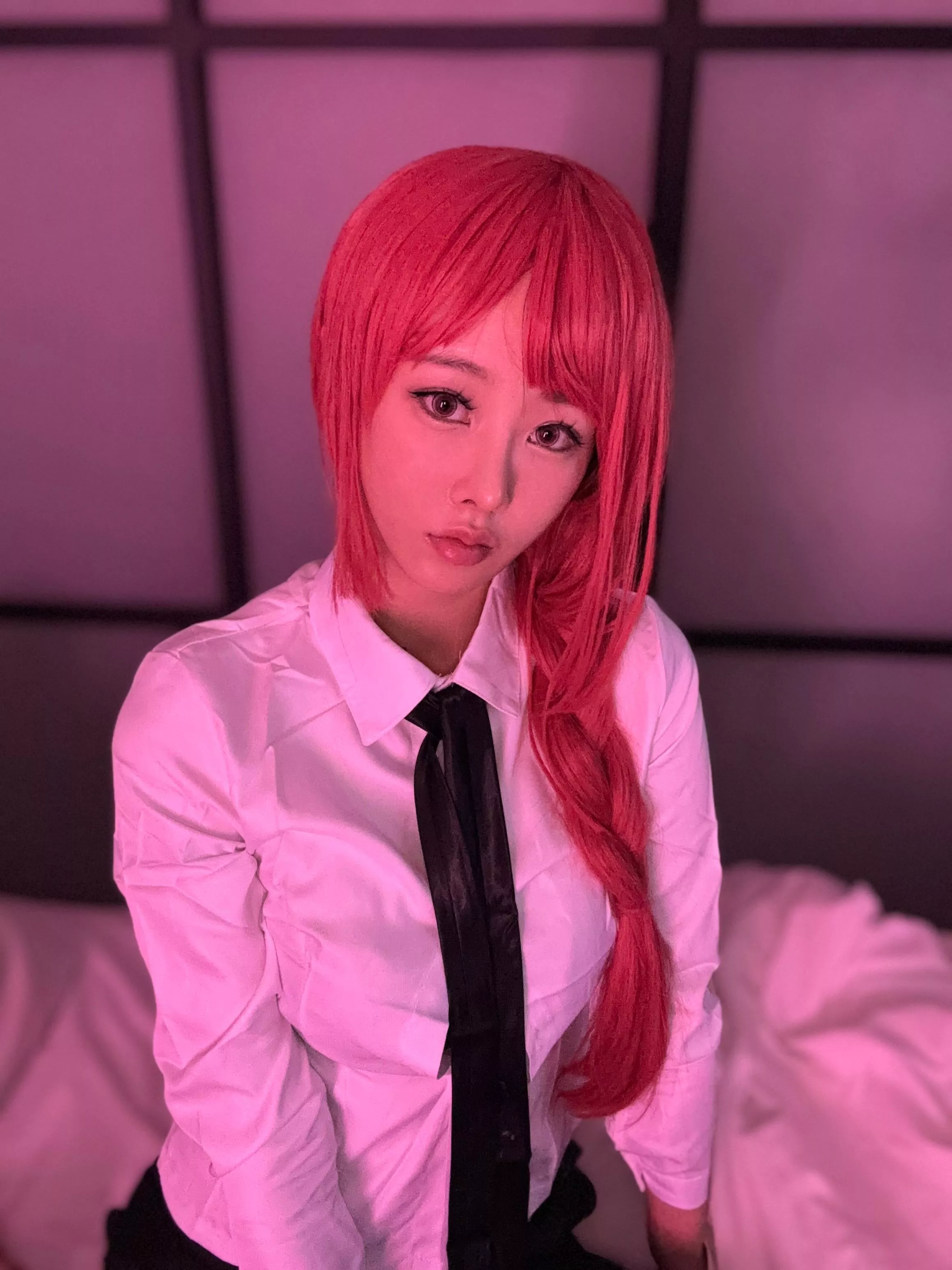 Just in case you’re into girls with red hair 💜 posted by xoo_Chloe