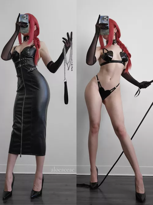 My Dominatrix Makima cosplay from Chainsaw Man  by Aloeaceae