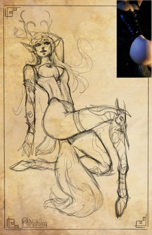 [OC] new drawing on the base of my reference incoming by Njarla