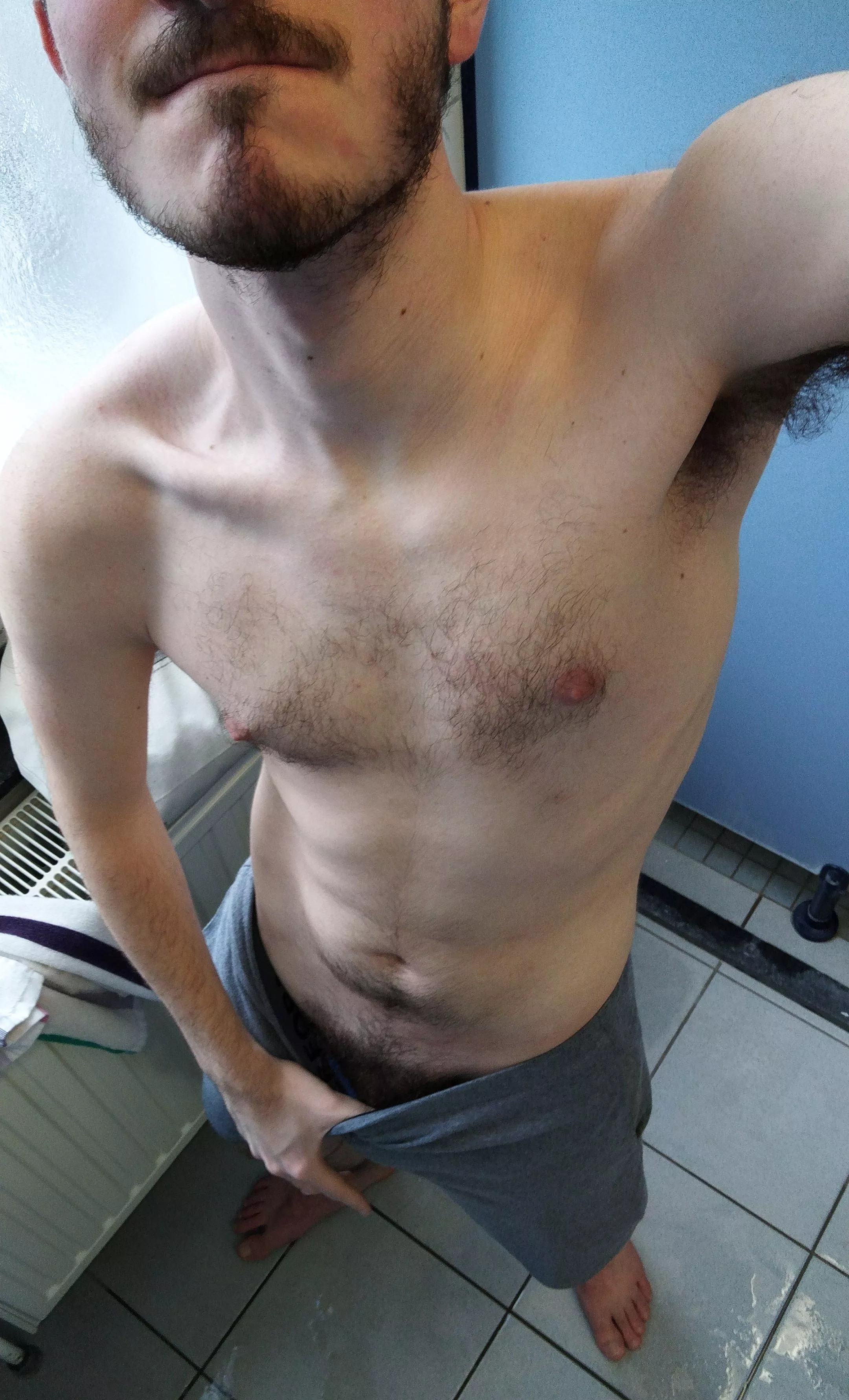 Out of the shower posted by Mint_disaster