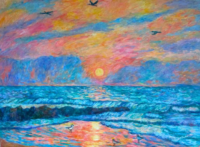 Pawleys Island Cormorant Sunrise! by 11Catalina