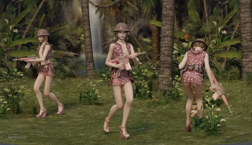 The Sissy Army by Lyno3D