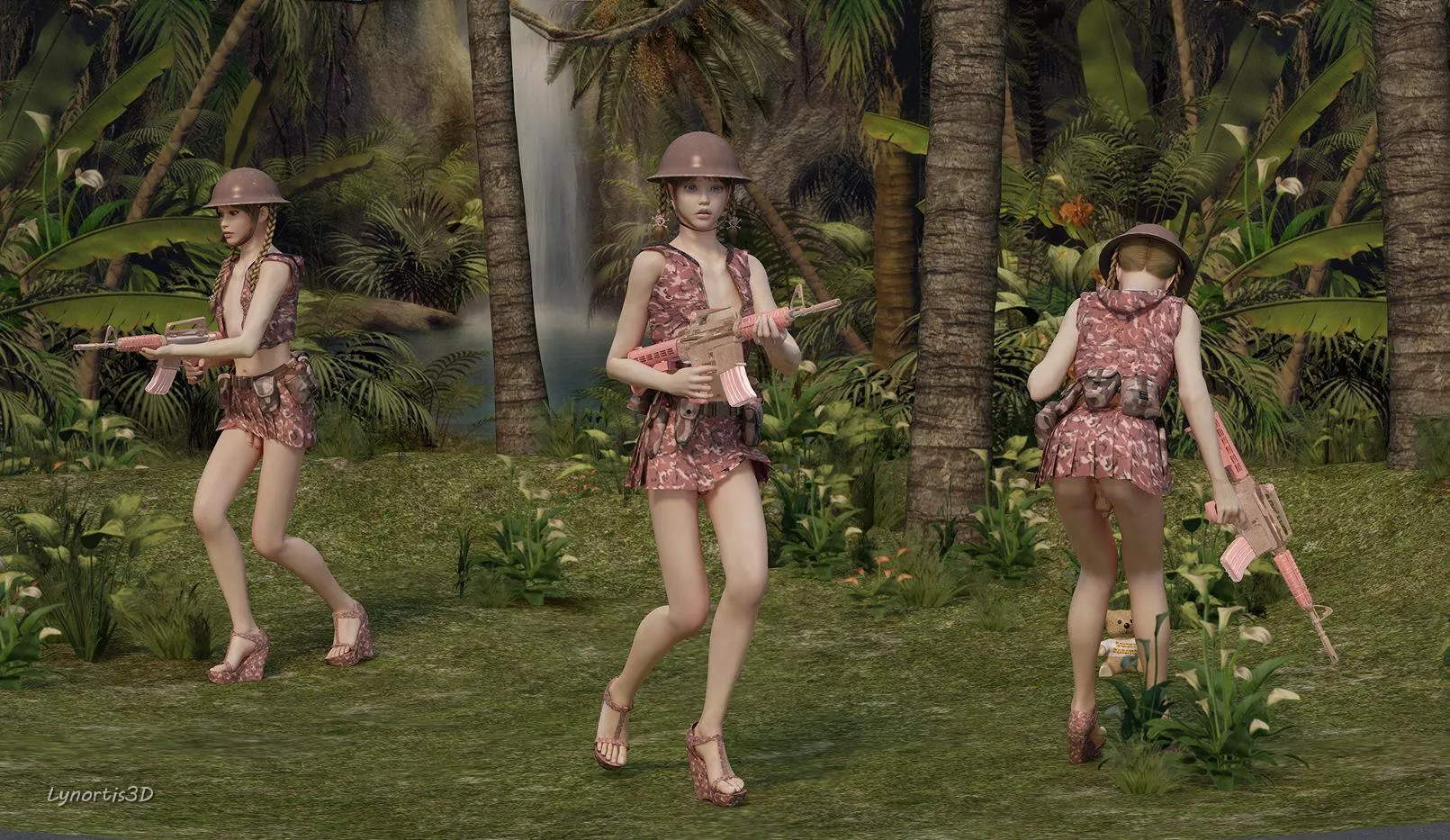 The Sissy Army posted by Lyno3D