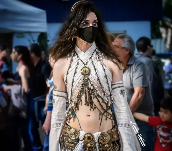 Tribal fusion Goddess by Halle-Hellion