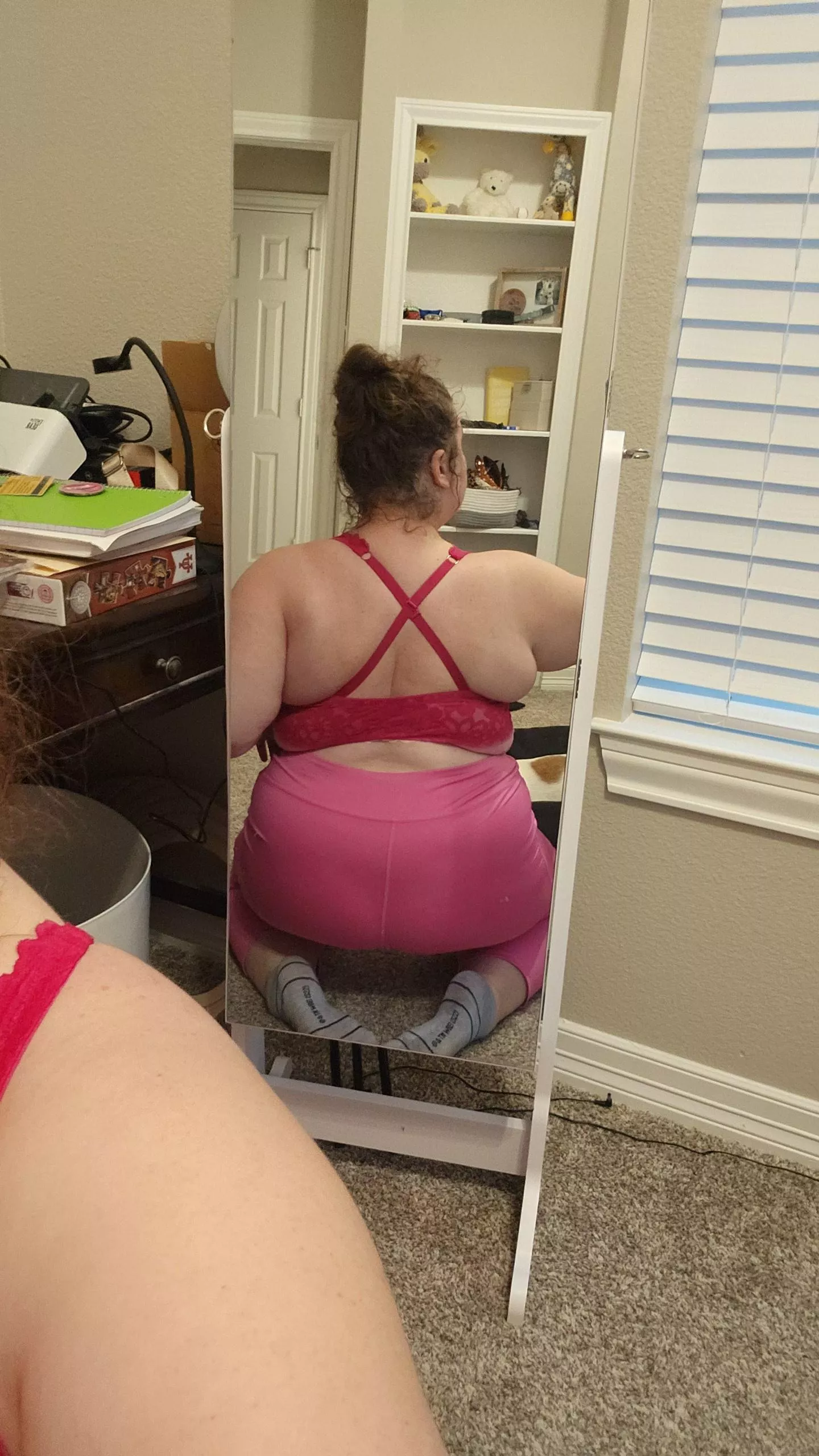 When your ass barely fits in the whole mirror lolol posted by liferuiner95