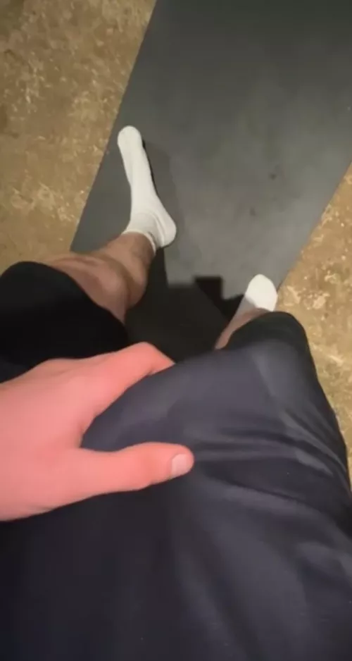When your dick wakes up mid workout 🫣😈 by 03ajay69