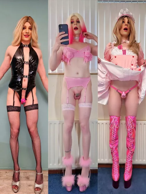 Which cage looks best on me? 1,2 or 3😊💕 ? by Fairy_doll69