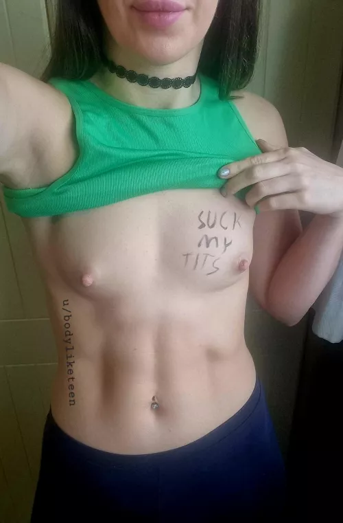 I am really shy about my flat chest ;(  by bodyliketeen