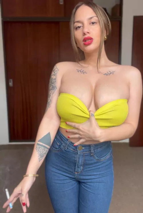 If you found me smoking and provoking you like this, what would you do? by melaninnbr33