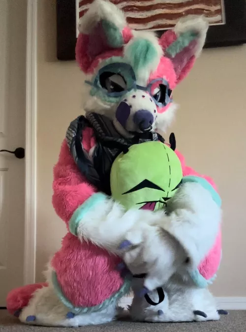 Just a good girl begging for some treats…oh! Do me a solid and get GIR some waffles and me some Milkbone? by Ancient_Summer_1833